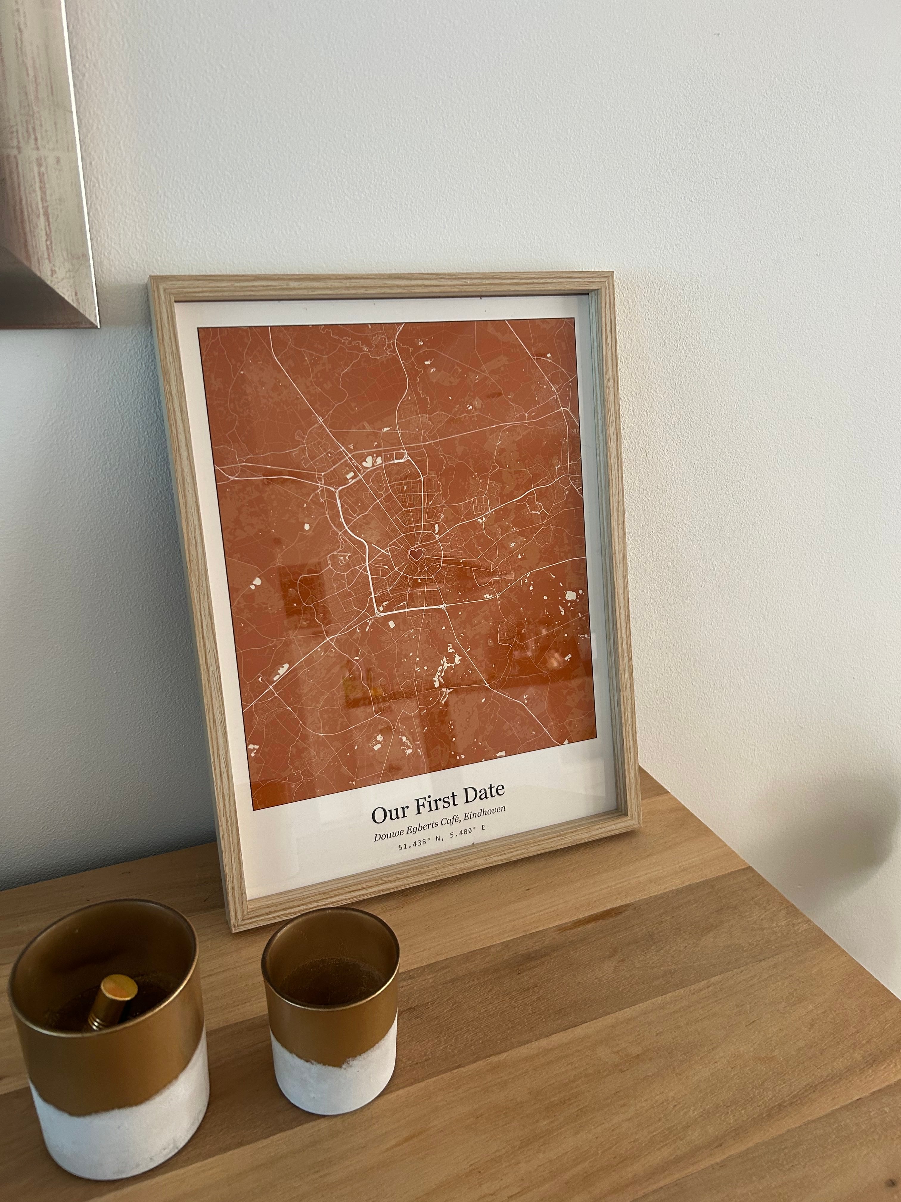 Cartographr First Date Custom Streetmap
