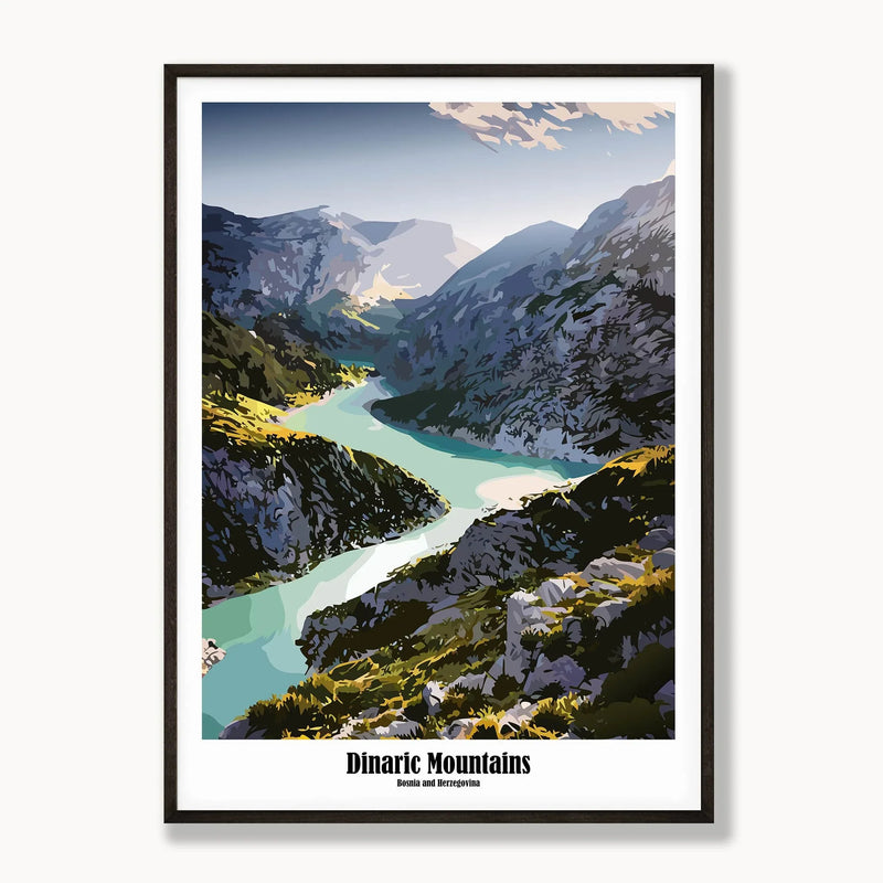 Szenen-Print Dinarisches Gebirge
