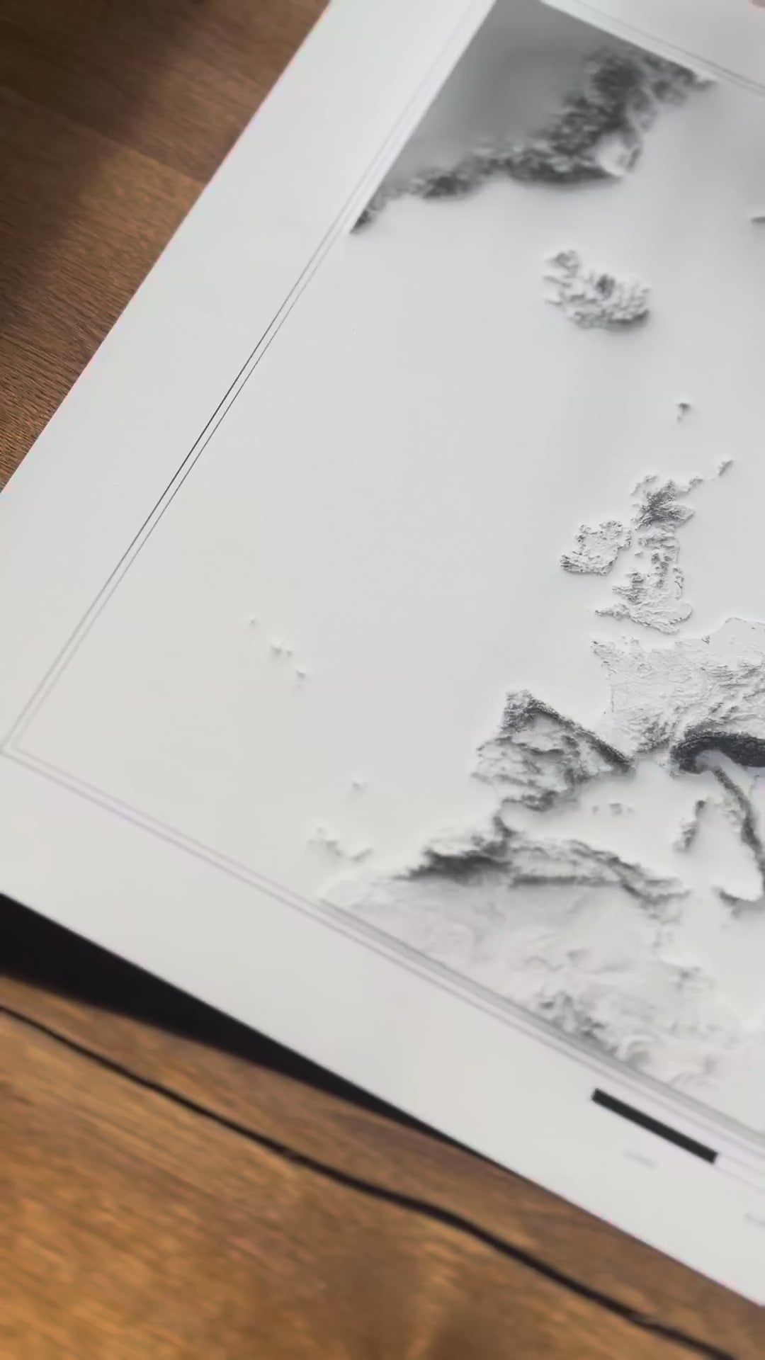 Nahaufnahme eines Cartographr-Drucks